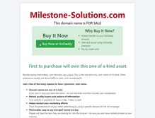 Tablet Screenshot of milestone-solutions.com